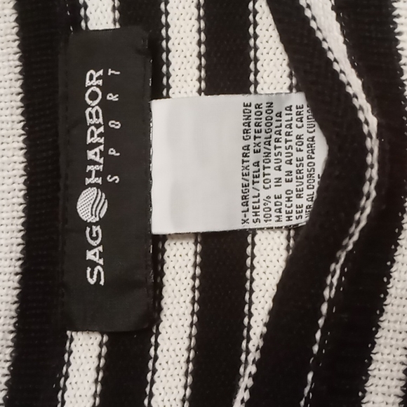 Sag Harbor Sport Bright Striped Sweater Size XL - Picture 4 of 4